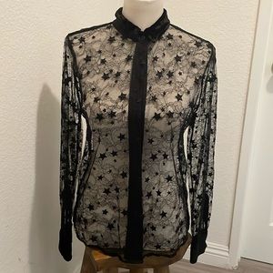 Amiri Lace button down